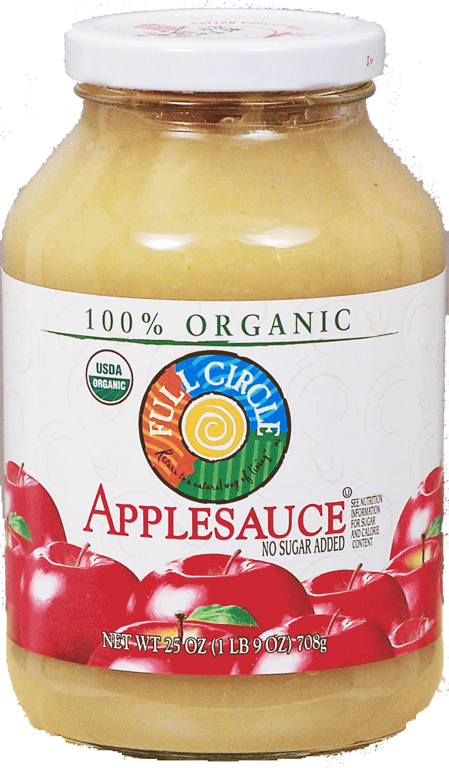 Full Circle&nbsp;Organic&nbsp;applesauce, no sugar added Full-Size Picture